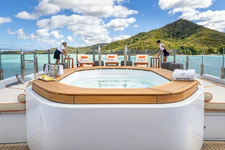 Yacht Exterior With Jacuzzi