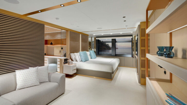 Impressive master suite