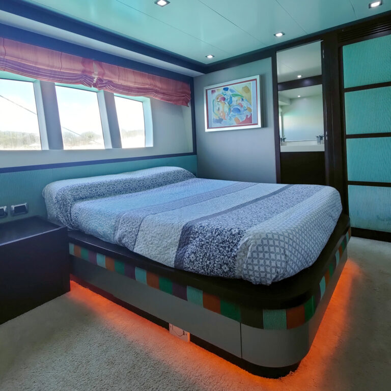 Spacious master cabin