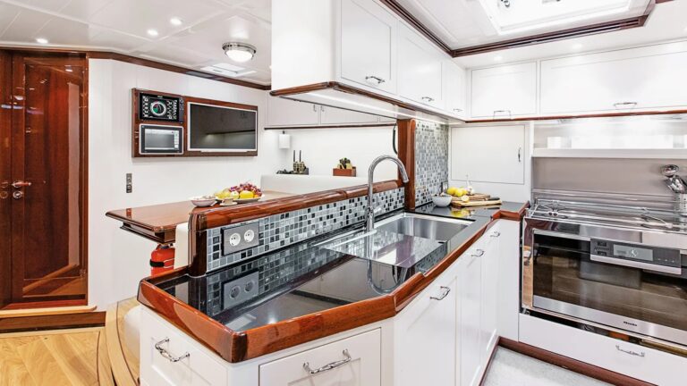 Well equipped galley