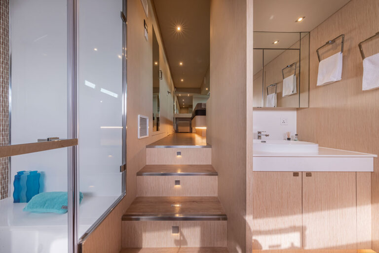 Master suite with split level ensuite