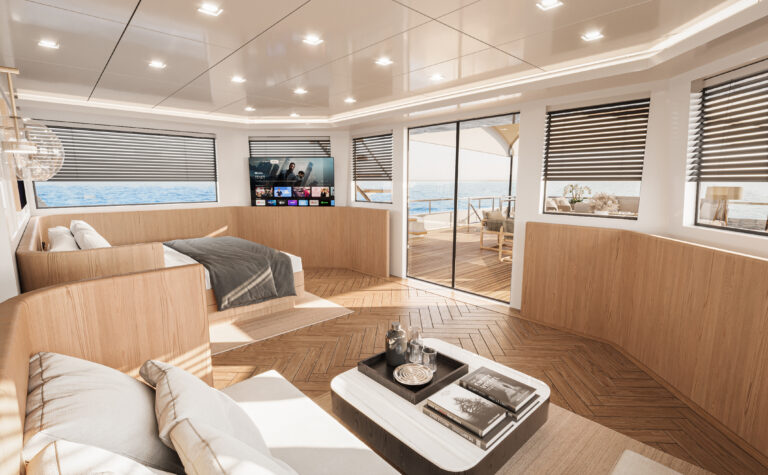 Owners suite view aft