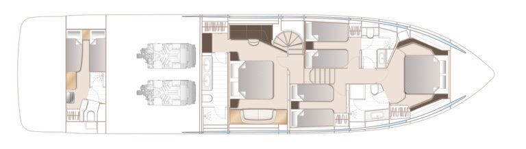 Lower deck layout