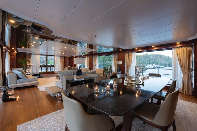 Main salon view aft