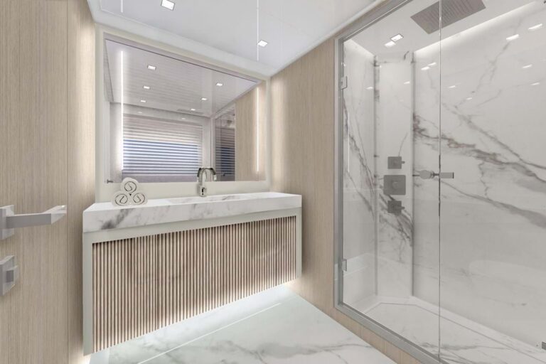 Twin cabin shower room en suite