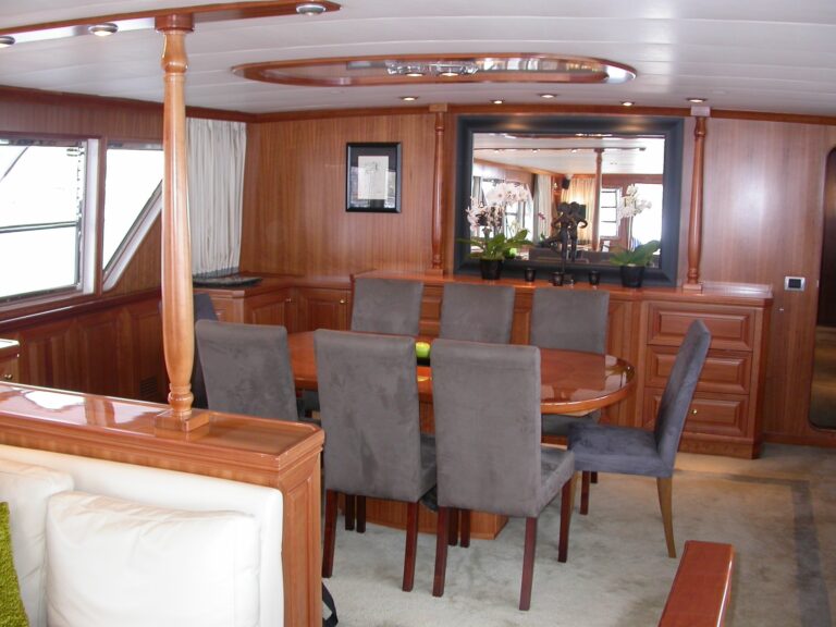Eating/dining Saloon Aboard Yacht AVA