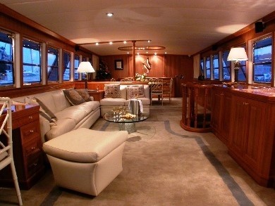 Saloon With Eating/dining On Yacht AVA