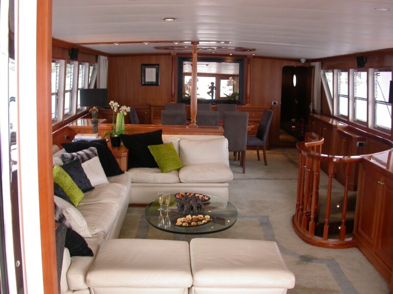 Saloon On Board Yacht AVA
