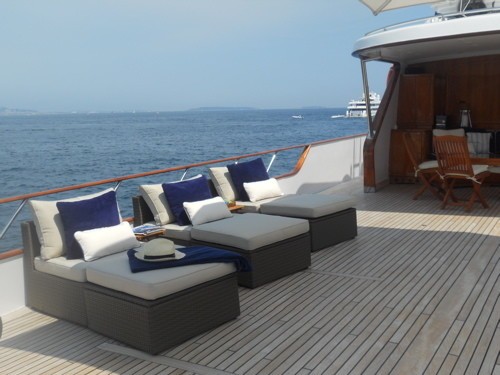 Sun Deck On Board Yacht AVA