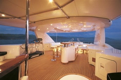 Fly-deck On Board Yacht BLUE BREEZE