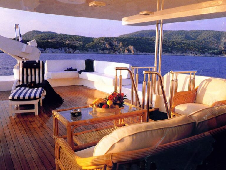 Upon Deck On Board Yacht CARMEN SERENA