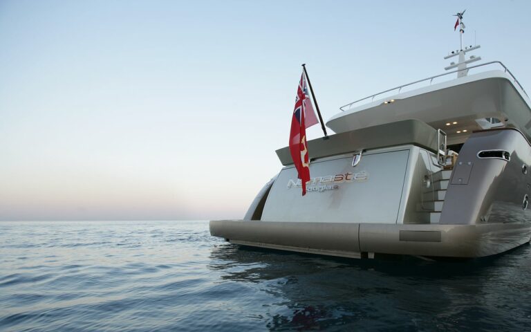 Aft On Yacht NAMASTE 8