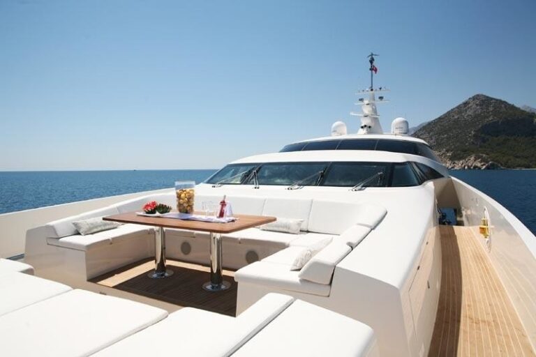 Jacuzzi Pool Zone Aboard Yacht NAMASTE 8