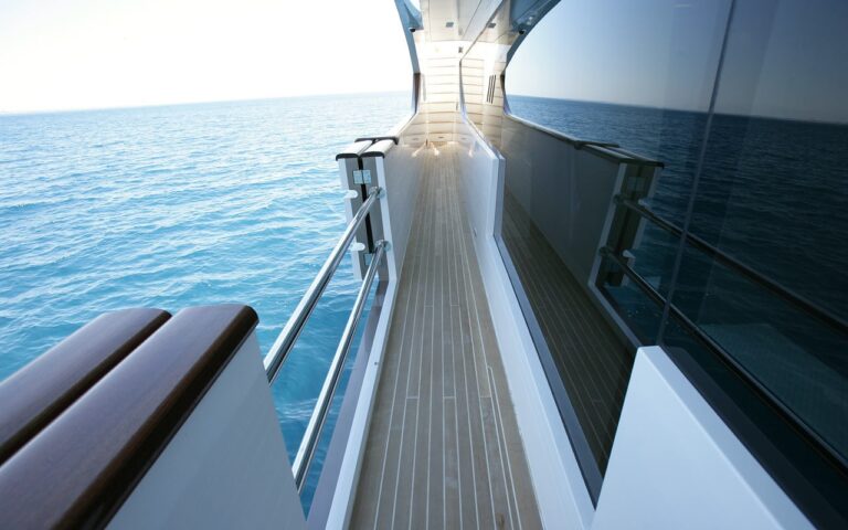 Profile Deck Aboard Yacht NAMASTE 8