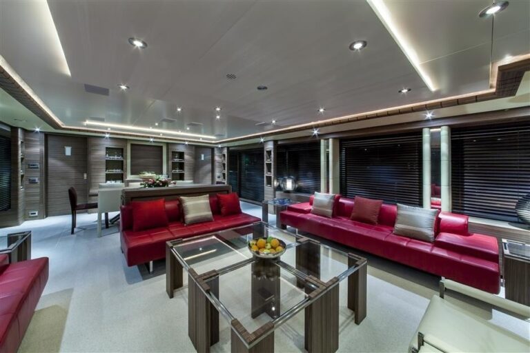 main saloon aboard ORYX