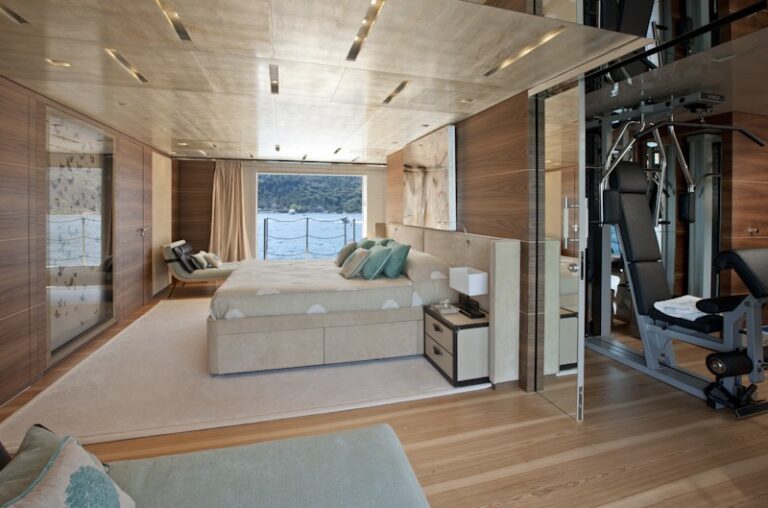 Main Master Stateroom On Yacht SCORPION 2