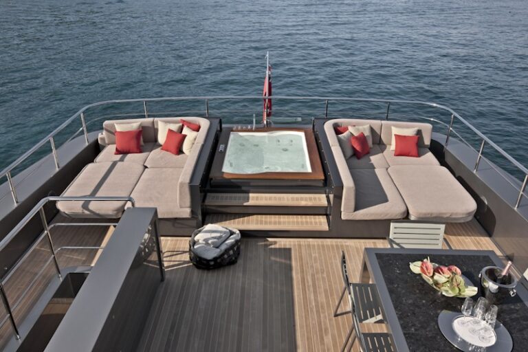 Aft Top Deck On Yacht SCORPION 2