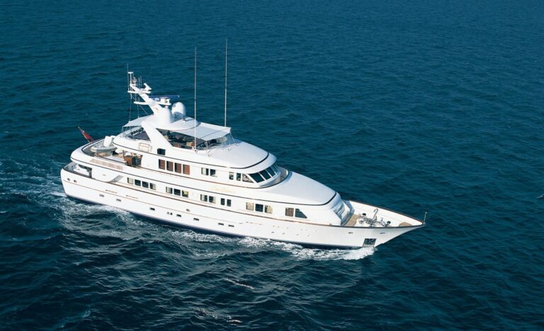 From Above Aspect On Board Yacht SEAFLOWER