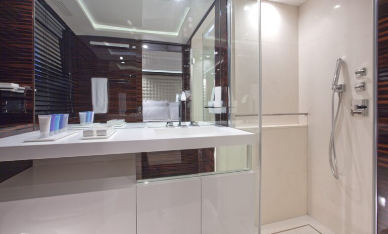 Guest's Bath Aboard Yacht SIERRA ROMEO