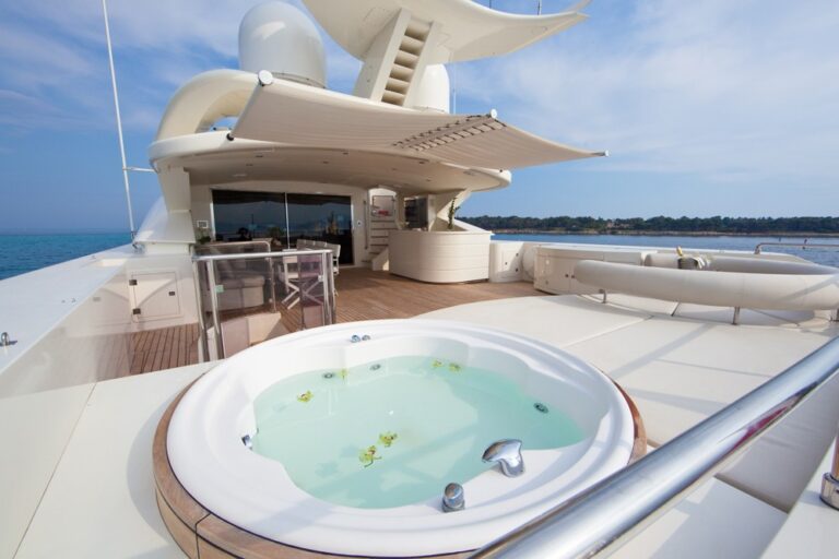 Jacuzzi Pool Aboard Yacht SIERRA ROMEO