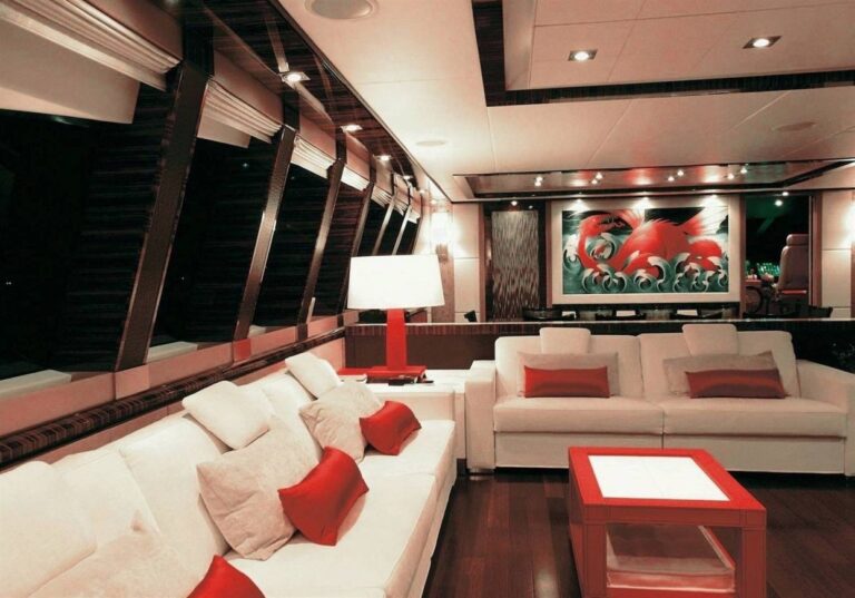 Saloon Sitting On Board Yacht DRAGON