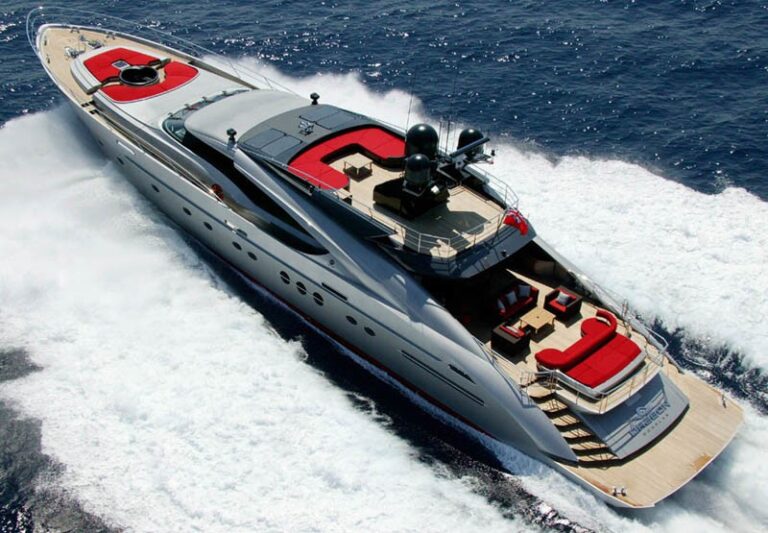 From Above Aspect On Yacht DRAGON