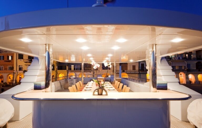 Outdoor Eating/dining On Yacht GOLDEN HORN