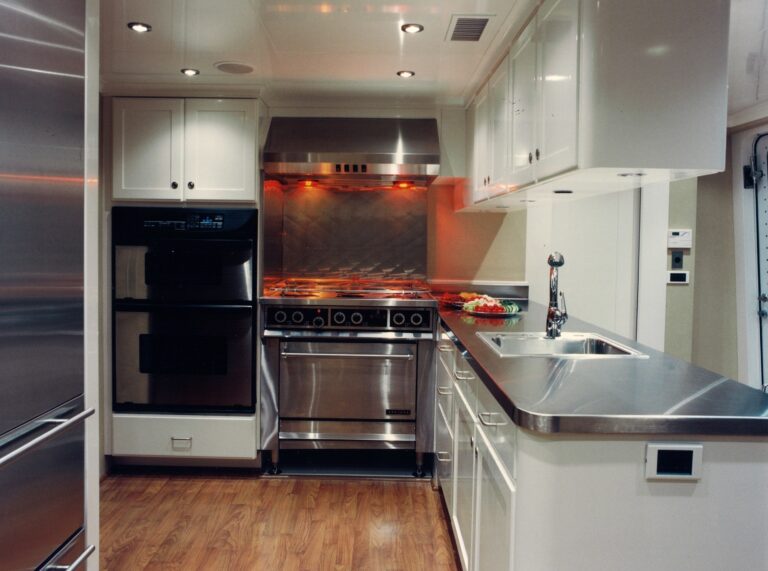 Ship's Galley Aboard Yacht LAGNIAPPE