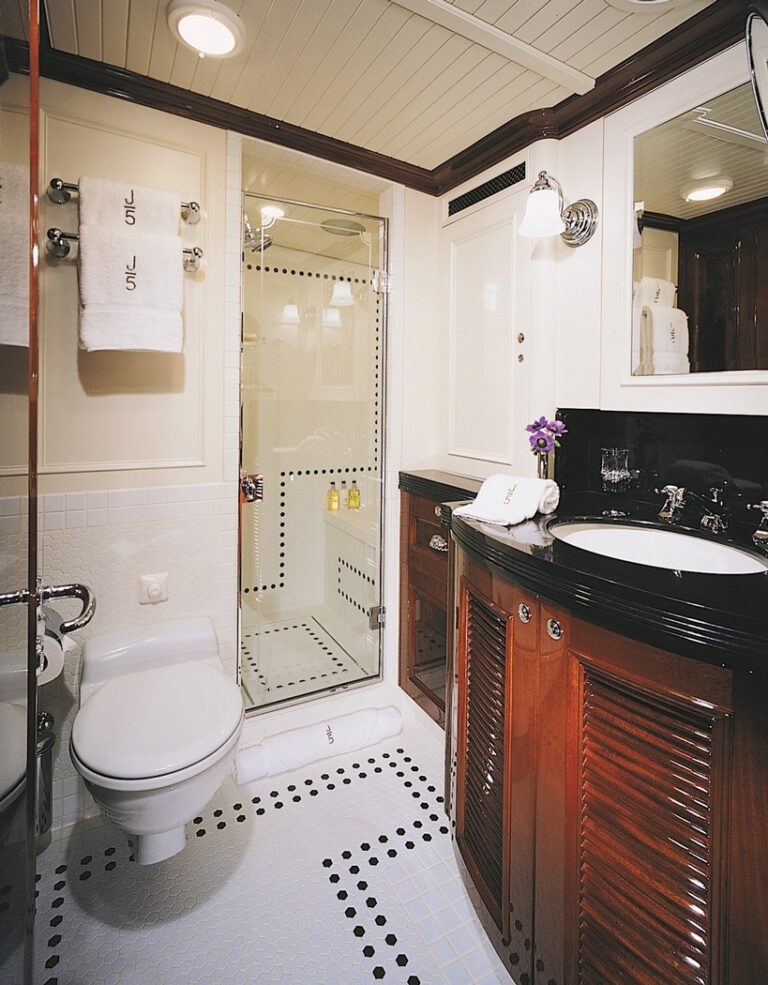 Showering Area On Board Yacht RANGER