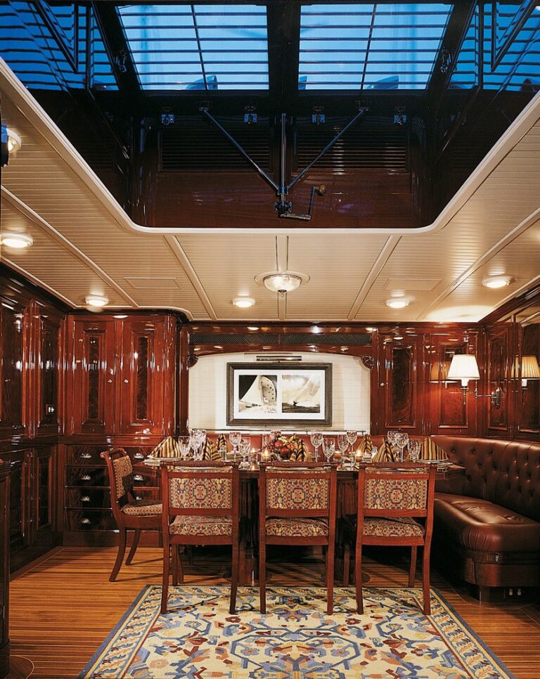 Eating/dining Furniture Aboard Yacht RANGER
