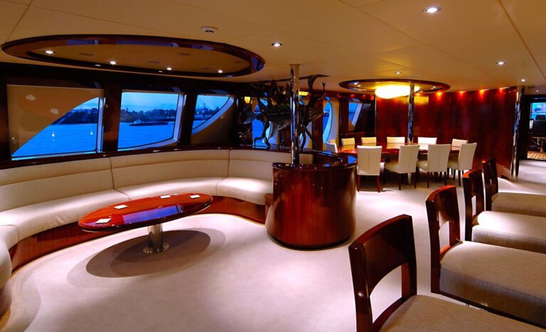 Mid Deck Lounging With Eating/dining On Board Yacht SEAFARIS