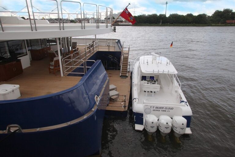 Ship's Tender Aboard Yacht SILVER CLOUD