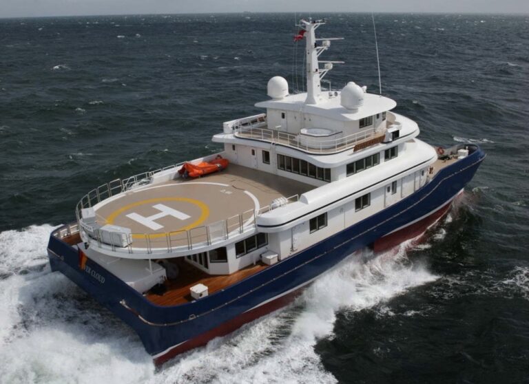 Helicopter Pad: Yacht SILVER CLOUD's Cruising Captured