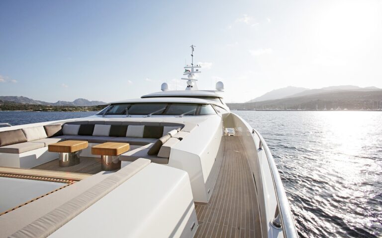 Fore Deck Aboard Yacht TATII