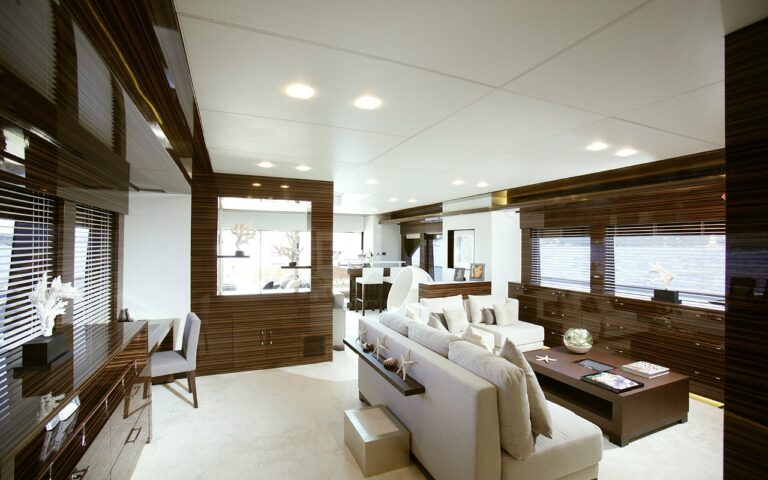 Saloon On Board Yacht TATII