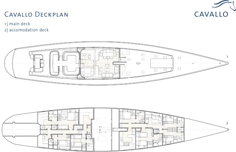 The 43m Yacht CAVALLO