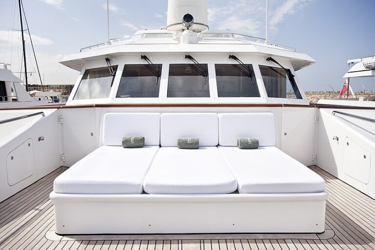 Top Deck On Board Yacht ECLIPSE
