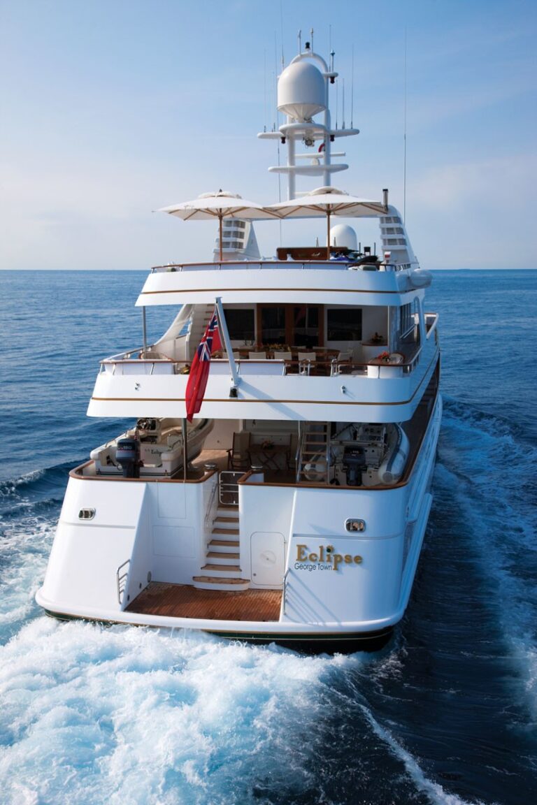Aft: Yacht ECLIPSE's Cruising Captured