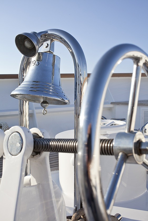 Close Up On Yacht ECLIPSE
