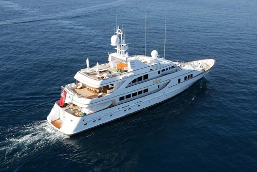 Aft Aspect: Yacht ECLIPSE's Cruising Pictured
