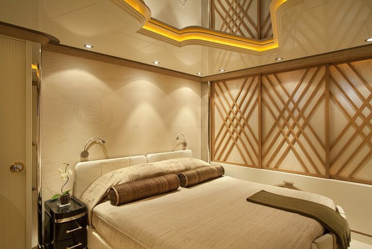 Guest's Cabin On Board Yacht ECLIPSE