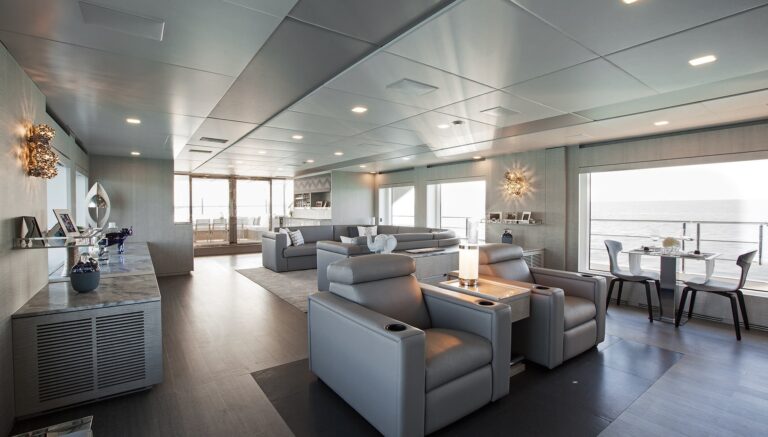The 43m Yacht H - Main salon