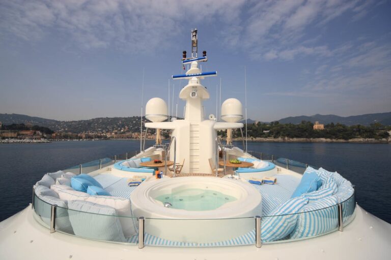 Sun Deck Aboard Yacht HANA