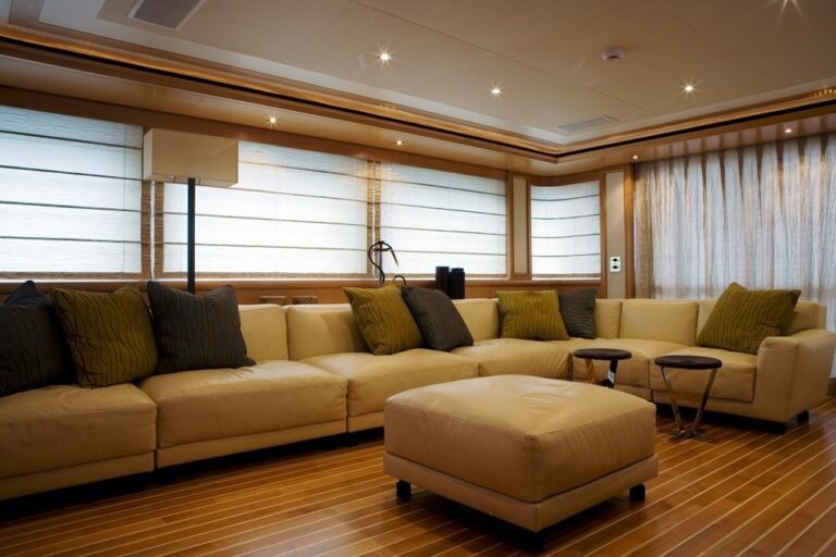 Sitting: Yacht HANA's Saloon Photograph