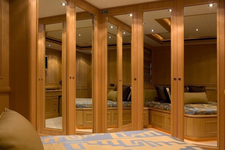 Mirrors: Yacht HANA's Guest's Cabin Photograph