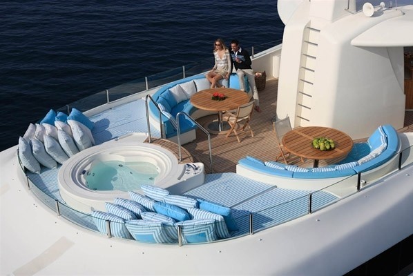 Sun Deck On Board Yacht HANA