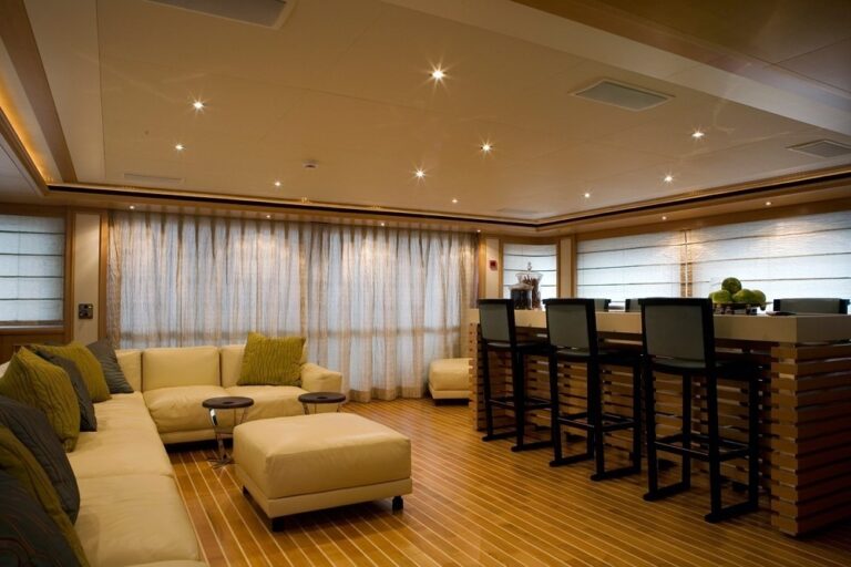 Bridgedeck Deck Drinks Bar Aboard Yacht HANA