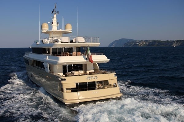 Aft Aspect: Yacht SOFICO's Cruising Photograph