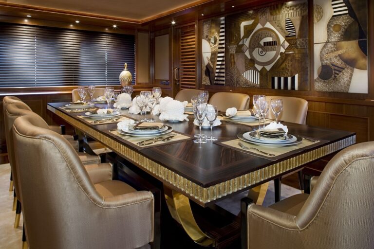 Eating/dining Area Aboard Yacht SOFICO