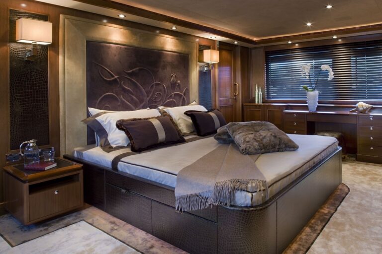 Main Master Cabin Aboard Yacht SOFICO